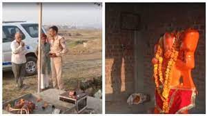 मंदिर में शिवलिंग और हनुमानजी की मूर्ति तोड़ी