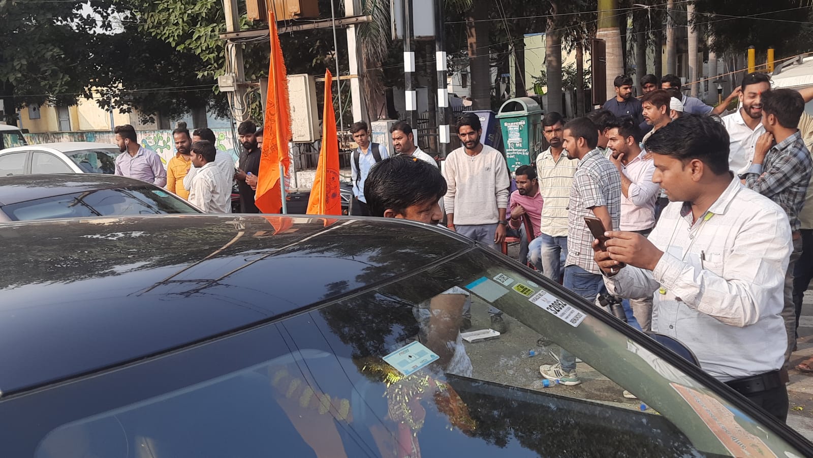 राजपूत करणी सेना के प्रदेश अध्यक्ष का जोरदार स्वागत