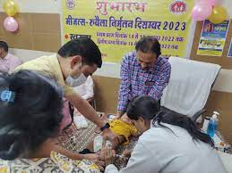 मीजल्स रूबेला अभियान के तहत टीकाकरण