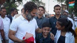 राहुल की भारत जोड़ो यात्रा को बच्चों का समर्थन