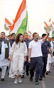 राहुल गांधी की यात्रा में अभिनेत्री स्वरा भास्कर शामिल हुई