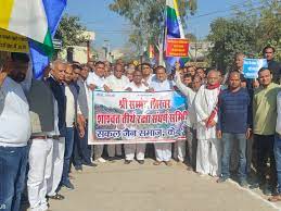 जैन समाज का एसडीएम को पीएम के नाम ज्ञापन