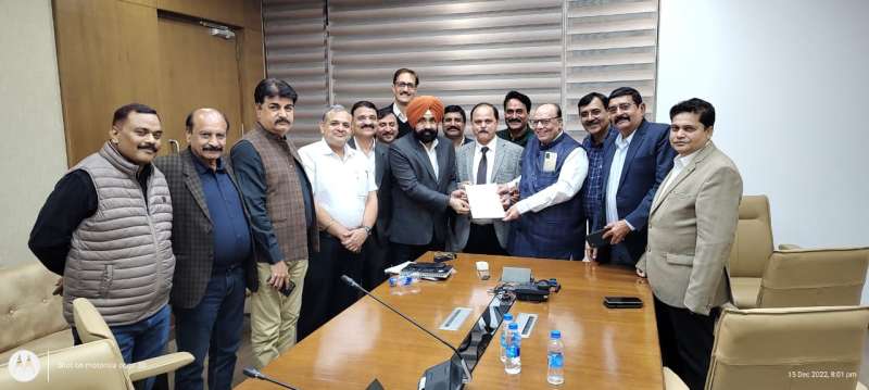 परिवहन मंत्री से मिला ऑल इंडिया मोटर ट्रांसपोर्ट कांग्रेस