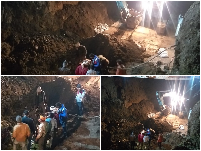 sagar, Two laborers killed, many injured, railway bridge collapse