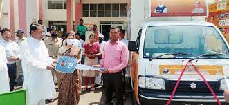 anuppur, Food Minister, flagged off , vehicles , Chief Minister