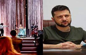 mumbai,Ukraine President, emotional message ,Grammy Awards ceremony
