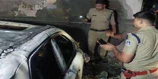 indore,Massive fire ,broke out , Lasudia police station