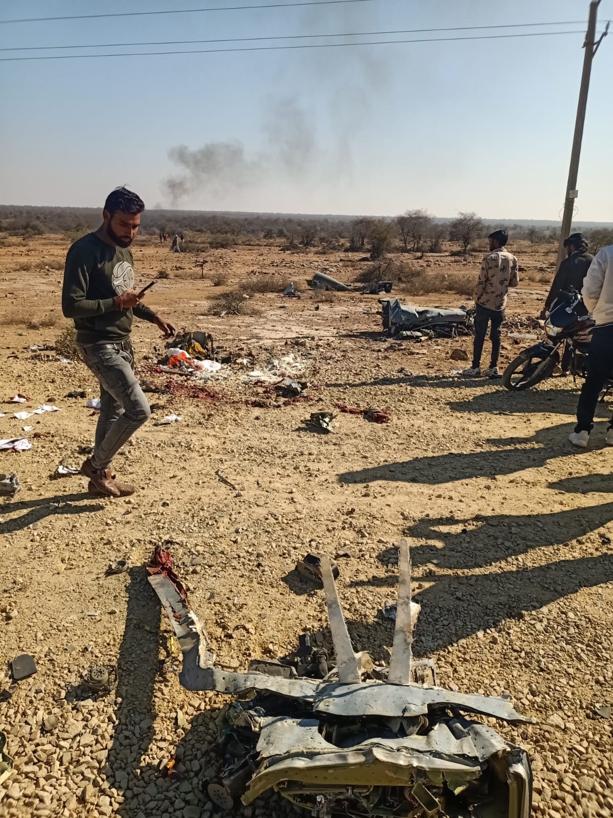 मुरैना के पास वायु सेना के दो लड़ाकू प्लेन क्रैश  