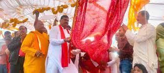 किसानों के कल्याण के लिए की प्रार्थना  