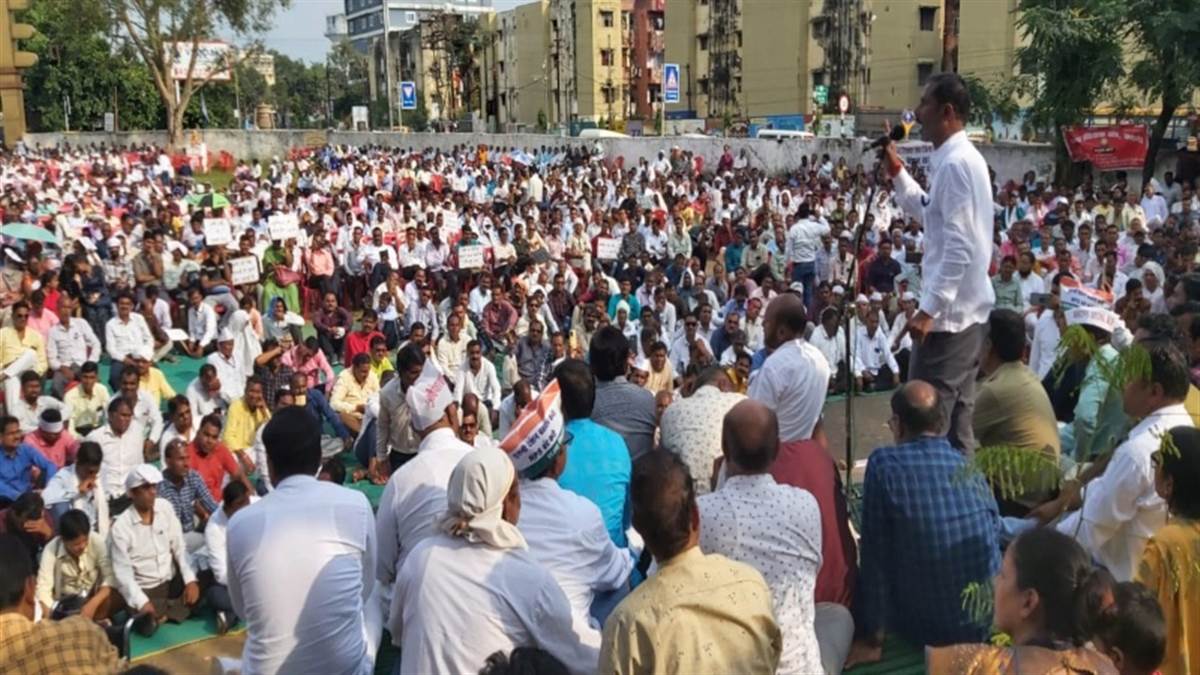 ओल्ड पेंशन की मांग को लेकर शक्ति प्रदर्शन