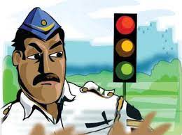 ट्रैफिक एसीपी का वीडियो सोशल मीडिया पर वायरल