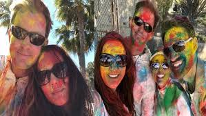 बॉलीवुड रंगा होली के रंगों में