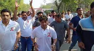 माधवराव सिंधिया के 78वें जन्मदिवस पर मैराथन