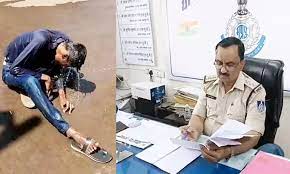 युवक ने की थाने के सामने आत्मदाह की कोशिश