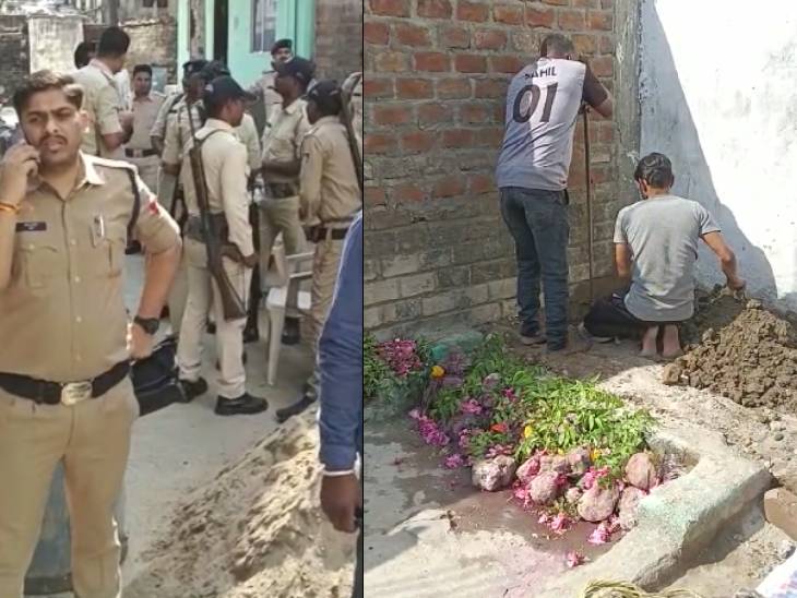 बदमाशों ने मंदिर हटाने को लेकर दी  धमकी