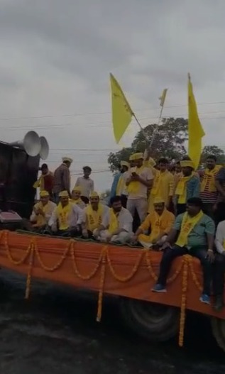 भगवान परशुराम की निकली शोभायात्रा