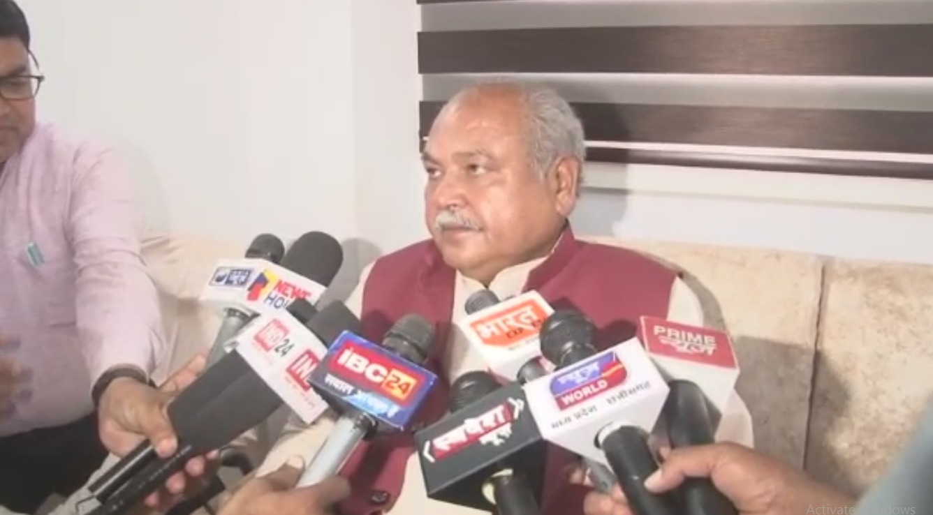 नरेंद्र सिंह तोमर ने बंद कमरे में की नेताओं से मुलाकात