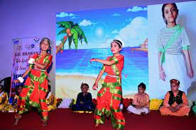 बाल भवन के वार्षिक उत्सव में बच्चों ने बिखेरा रंग