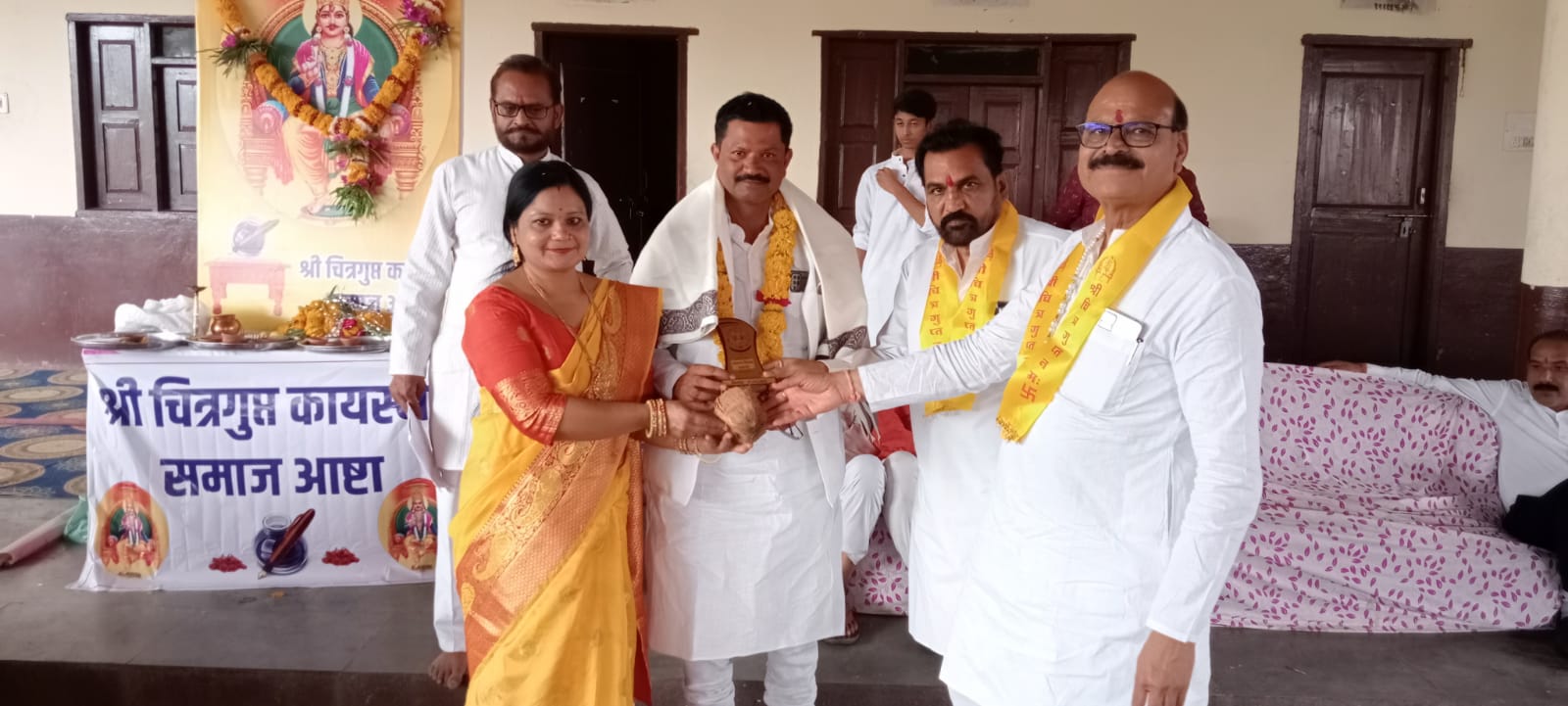 आष्टा में भगवान चित्रगुप्त का प्रकट उत्सव बनाया गया