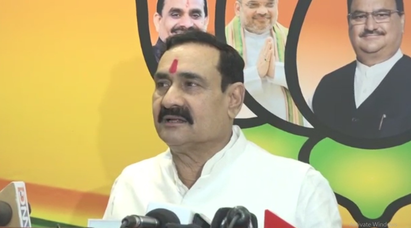 गृहमंत्री नरोत्तम मिश्रा ने कांग्रेस अध्यक्ष पर कसा तंज