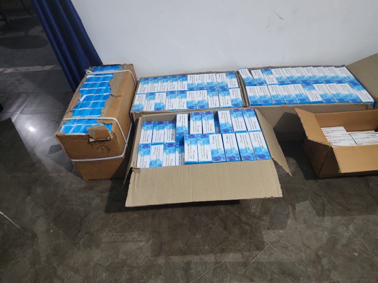 प्रतिबन्धित नशीली दवाओं की सबसे बडी रिकवरी