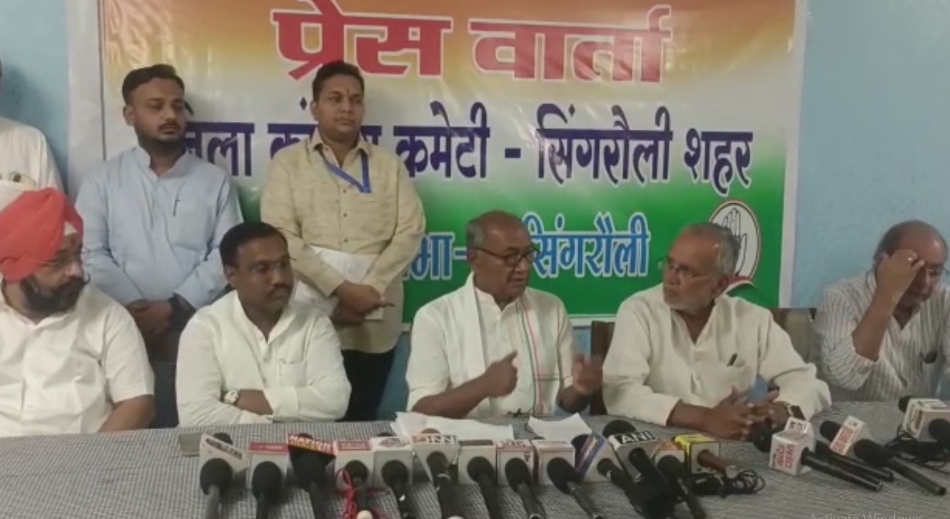 दिग्गी ने कहा कांग्रेस में नहीं है कोई कलह