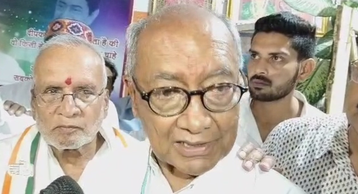 दिग्गी ने कहा हमारा सौभाग्य है दीपक हमारे साथ