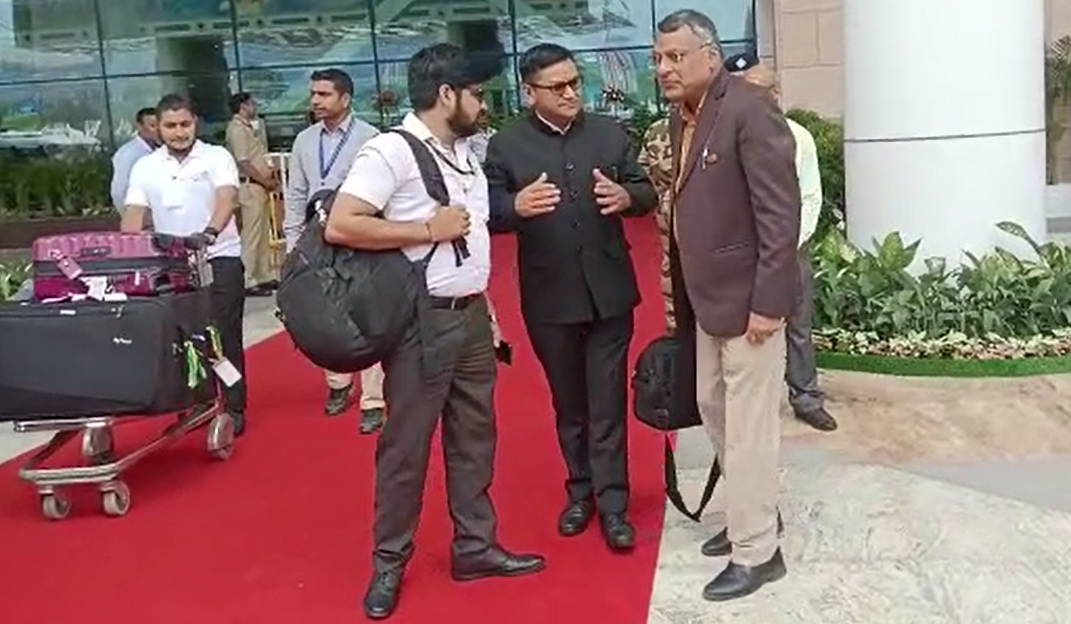 G-20 में तुलसी की माला पहना कर हुआ मेहमानो का स्वागत