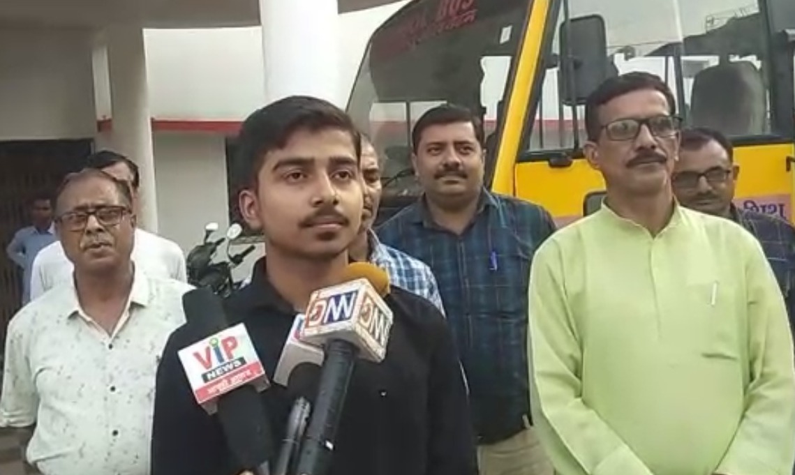 सरस्वती स्कूल के छात्र ने किया 10 वां स्थान प्राप्त