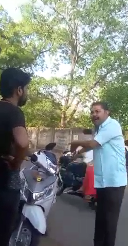 सत्ता के नशे में चूर भाजपा के जिला महामंत्री बृजेश राय