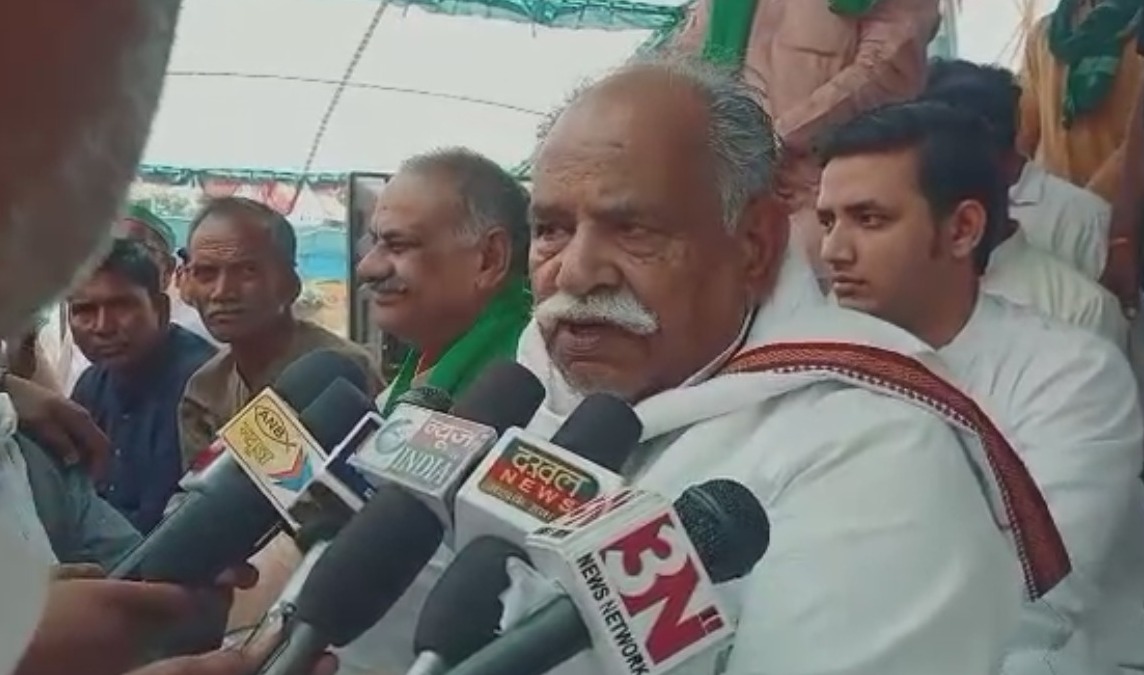 किसान यूनियन का 3 दिवसीय धरना प्रदर्शन