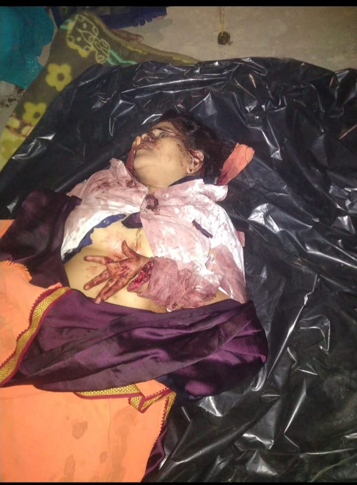 ससुर ने बहू को फरसे से उतारा मौत के घाट