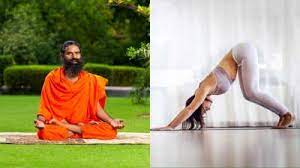 योग गुरुओं  के साथ  योगाभ्यास  