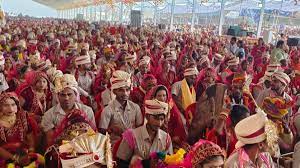 सामूहिक विवाह कार्यक्रम में कांग्रेस नेता का हंगामा