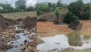 पहली बारिश ने किया भ्रष्टाचार को उजागर