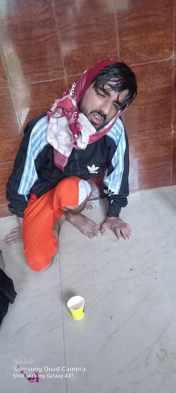 ट्रेन से गिरा युवक गंभीर रूप से घायल