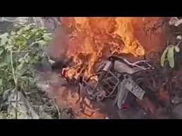 कावड़ यात्री की बाइक में लगी भीषण आग