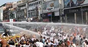 पटवारी परीक्षा में हुए घोटाले पर तहसील पहुंचे कोंग्रेसी