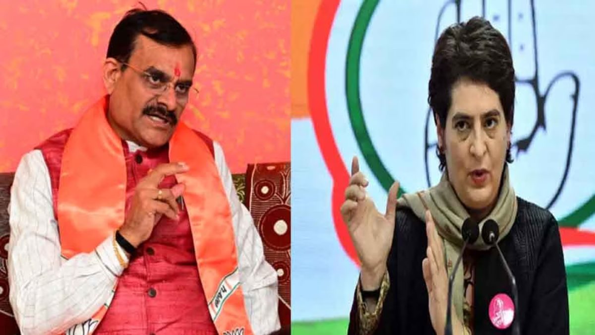 बीजेपी प्रदेश शर्मा ने लगाया प्रियंका गांधी पर आरोप