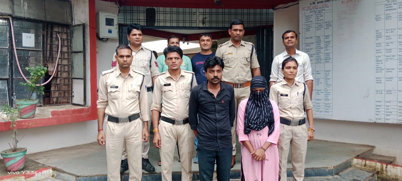 मंदिर में चोरी करने वाले आरोपी पकड़े गए