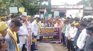 मणिपुर घटना के विरोध में सड़कों पर उतरा आदिवासी समाज