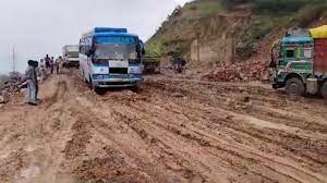 सीधी-सिंगरौली एनएच-39 का निर्माण कार्य अधूरा