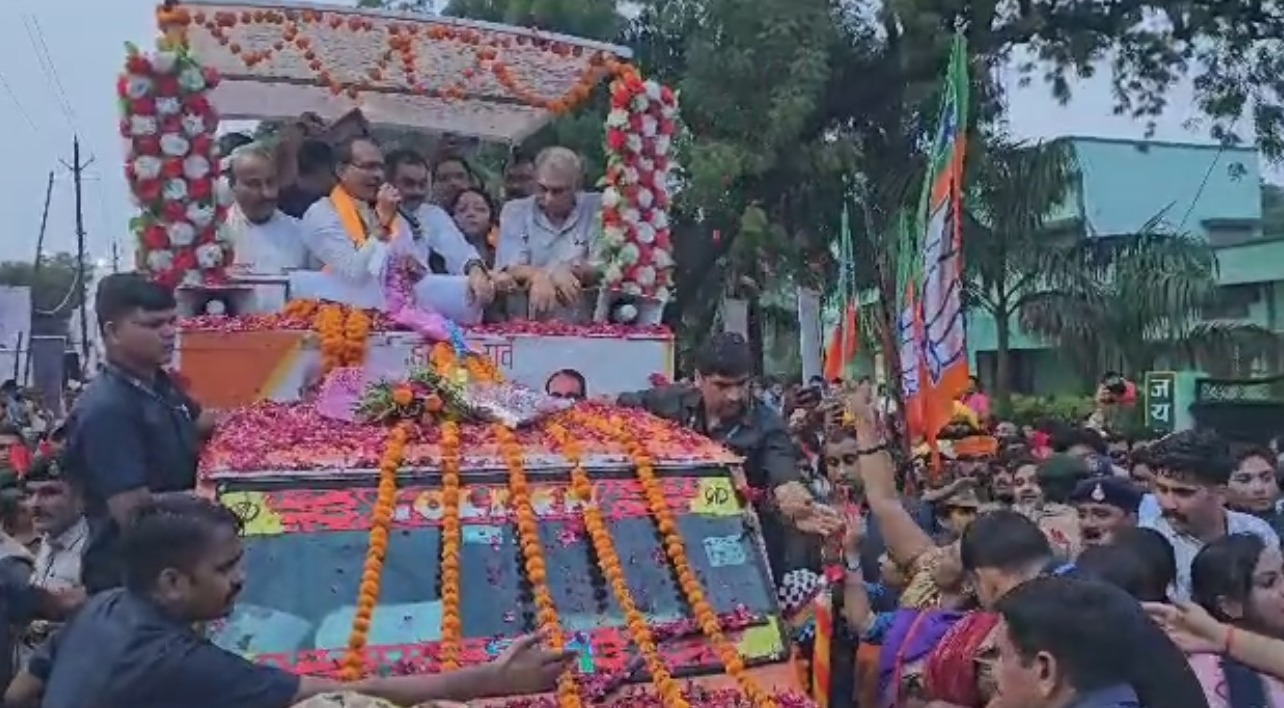 मुख्यमंत्री शिवराज सिंह चौहान नौगांव पहुंचे