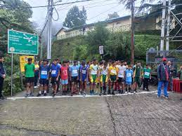 मसूरी में रन फॉर द नेशन क्रॉस कंट्री प्रतियोगिता हुई