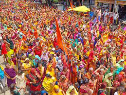 गंगे बाबा आश्रम से निकली कावड़ यात्रा