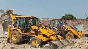 अतिक्रमण के खिलाफ प्रशासन की कार्यवाही