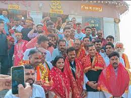 कैबिनेट मंत्री राजेंद्र शुक्ला अमरपाटन पहुंचे