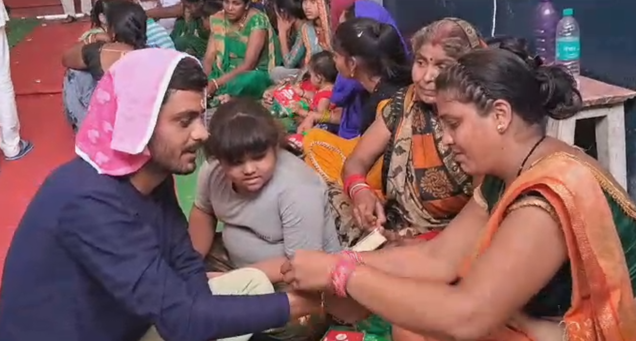 कटनी जेल में बहनो का उमड़ा सैलाब