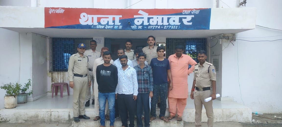 नेमावर पुलिस ने की बड़ी कार्यवाही