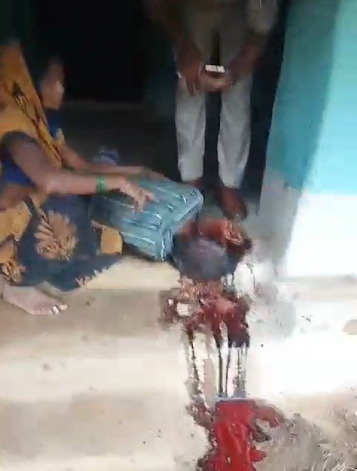 पत्नी  ने उतारा पति को मौत के घाट